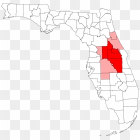 County Florida, HD Png Download - florida outline png