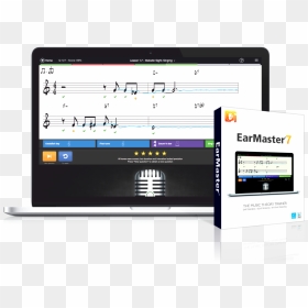 Laptop Box - Ear Master 7, HD Png Download - piano keys png