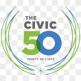 The Civic 50 Logo - Civic 50, HD Png Download - cvs logo png