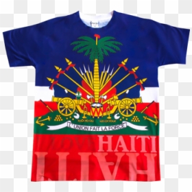 Haitian Flag And Tshirts Png, Transparent Png - haiti flag png