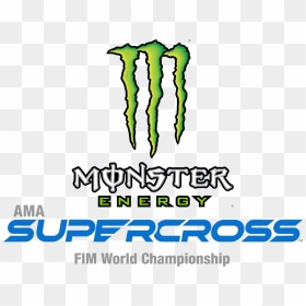 Monster Energy Supercross Logo - Ama Supercross Preview Show, HD Png Download - monster energy logo png
