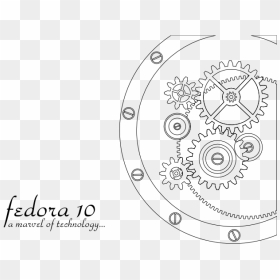 Artwork F10themes Gears Clockwork - Clockwork Gears, HD Png Download - steampunk gears png