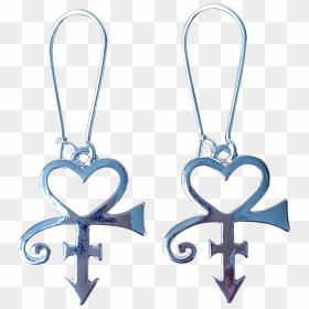 Prince Love Symbol Earrings, Very Cute - Prince, HD Png Download - prince symbol png