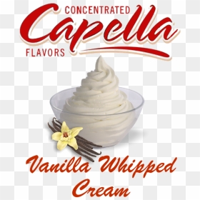 Vanilla Whipped Cream By Capella Concentrate - Capella Flavors, HD Png Download - whipped cream png