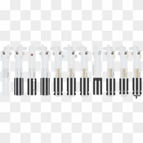 Musical Keyboard, HD Png Download - lightsaber hilt png