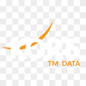 Kore Brazil Tmdata Logo Outlines White Orange Registered - Kore Telematics, HD Png Download - michael kors logo png