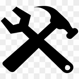 Hammer And Wrench Clipart, HD Png Download - construction tools png