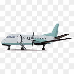 Aircraft Clipart - Fokker 50, HD Png Download - airplane clipart png