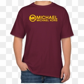 Amazing Michael Kors Logo Gold Unisex T-shirt, HD Png Download - michael kors logo png