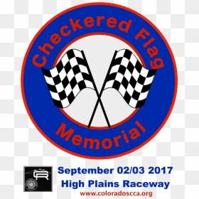 Checkered Flag Memorial - Race Car Checkered Flag, HD Png Download - race flag png
