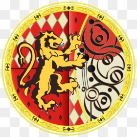 Clockwork Gallifreyan Hogwarts Crests - Circle, HD Png Download - gryffindor png