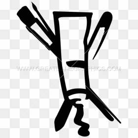 Paint Brush Clipart Paint Tube - Chair, HD Png Download - white paint stroke png