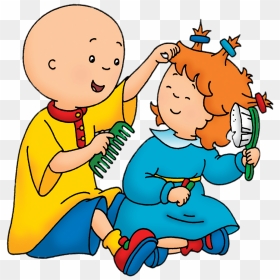 Caillou And His Sister, HD Png Download - caillou png