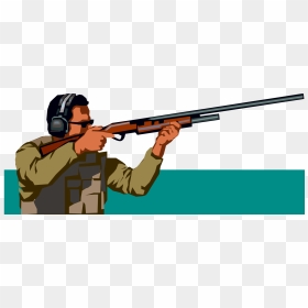 Shoot Free Collection Download - Rifle Shooting Clipart, HD Png Download - musket png