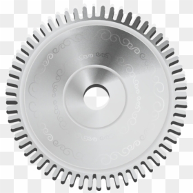 Engraved Flat Metallic 3d Vector Gear With Fine Teeth - Cutting Tool, HD Png Download - steampunk gears png