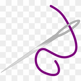 Sewing Needle Free Png Image - Cartoon Needle And Thread, Transparent Png - stitching png