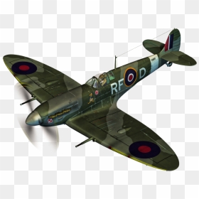Aircraft Clipart - Spitfire Png, Transparent Png - airplane clipart png