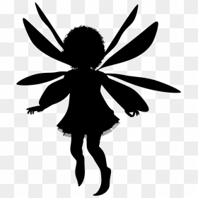 Child Fairy Silhouette - Fairy Silhouette Png, Transparent Png - fairy silhouette png