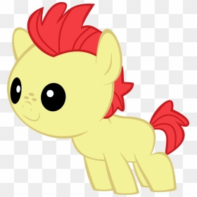 Vector Download Artist Red Baby Pony Mac Cute - Mlp Bright Mac Infant, HD Png Download - little mac png