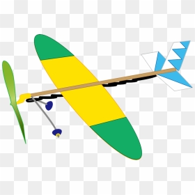 Flying Model Toy Plane Clipart - ゴム 動力 飛行機 イラスト, HD Png Download - airplane clipart png