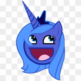 Fanmade Princess Luna Awesome Face By Wakabalasha Clipart - Princess Luna Awesome Face, HD Png Download - awesome face png