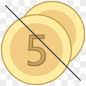 No Cash Icon - Circle, HD Png Download - cash icon png