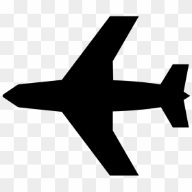Airplane Clipart Black And White - Airplane Clipart No Background, HD Png Download - airplane clipart png