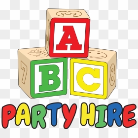 Abc Party Hire - Christening Abc Clipart, HD Png Download - abc png