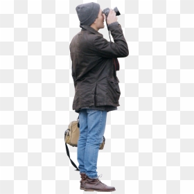 Man Cutout Png - Human Taking Photo Png, Transparent Png - imagen png
