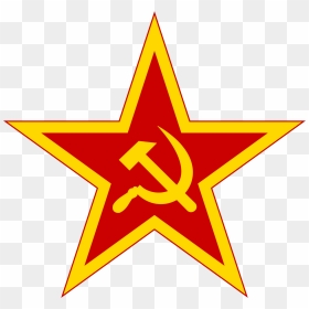 Red Star Yellow Outline, HD Png Download - star border png