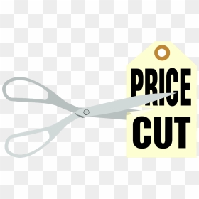 Cut Clipart Small Scissors - Price Cut Tag Png, Transparent Png - cut png