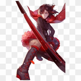 One Minute Melee Fanon Wiki - Ruby Rose Transparent Rwby, HD Png Download - ruby rose png