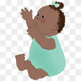 Cute Baby Girl Clipart - Baby Clipart, HD Png Download - baby clipart png
