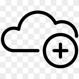 Cloud Plus Icon - Add Home Icon Svg, HD Png Download - plus icon png