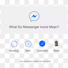 Facebook Messenger White Circle With Check Mark - Manpower, HD Png Download - white checkmark png