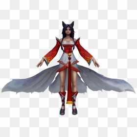 Classic Ahri League Of Legends Skin Model - Ahri Lol In Game, HD Png Download - ahri png