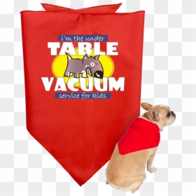 Vacuum Under Table Png - Dog Licks, Transparent Png - red bandana png