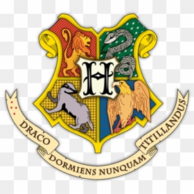 Hogwarts Coat Of Arms Colored With Shading - Hogwarts Houses, HD Png Download - gryffindor png