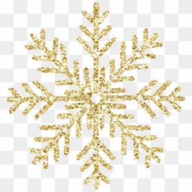 Gold Snowflake Clipart, HD Png Download - star border png
