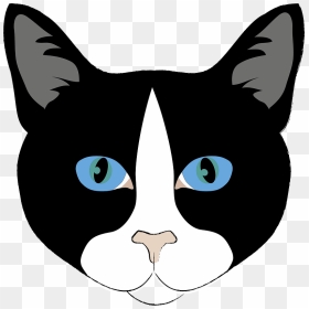 Blue-eyed Cat Face Clipart, HD Png Download - cat eyes png