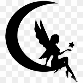 Fairy Silhouette , Png Download, Transparent Png - fairy silhouette png