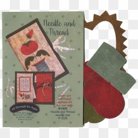 Needle And Thread Sewing Case Applique Kit - Needlecase, HD Png Download - needle and thread png