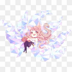 Ahri Fanart Transparent Png League Bcma - League Of Legends Fan Art Transparent, Png Download - ahri png