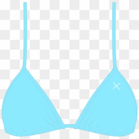 Off-blue Bikini Top Ii Clipart , Png Download - Brassiere, Transparent Png - bikini png