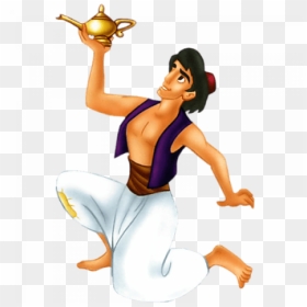 Aladdin Holding Magic Lamp, HD Png Download - aladdin png