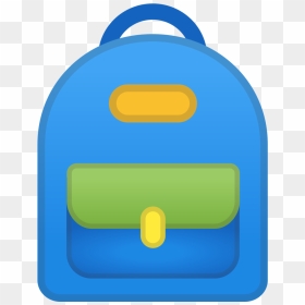 School Backpack Icon - Emoji Mochila Png, Transparent Png - school icon png