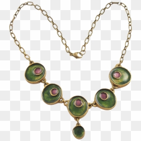 Mid Century Modern Gilded Bronze And Enamel Choker - Rosary Png Clipart, Transparent Png - choker png