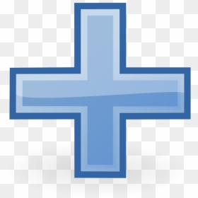 Add Plus Symbol Join Sum Sign Blue Picture Icon - Add Symbol, HD Png Download - plus icon png
