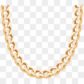 Chain Gold Earring Vector Necklace Chains Clipart - Vector Gold Chain Png, Transparent Png - choker png