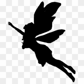 #fairy #silhouette - Illustration, HD Png Download - fairy silhouette png